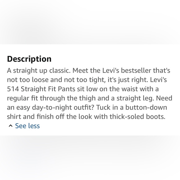 NEW Levi’s 514 Straight Flex Jeans- 32x30 - Picture 4 of 10